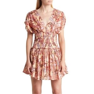 A.L.C. Luna Cotton Smocked Waist Dress 4